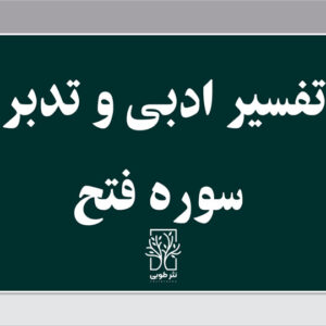 تفسیر ادبی سوره فتح